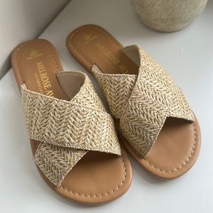 Sandals slide on